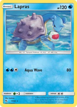 Lapras #17/68 · Pokémon