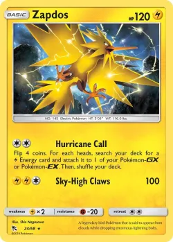 Zapdos #24/68 · Pokémon