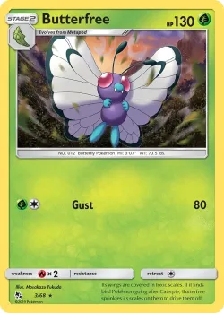 Butterfree #3/68 · Pokémon