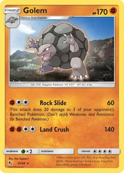 Golem #35/68 · Pokémon