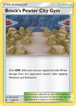Brock's Pewter City Gym #54/68 · Pokémon