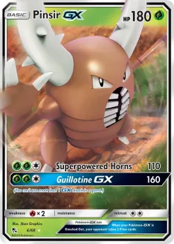 Pinsir-GX #6/68 · Pokémon