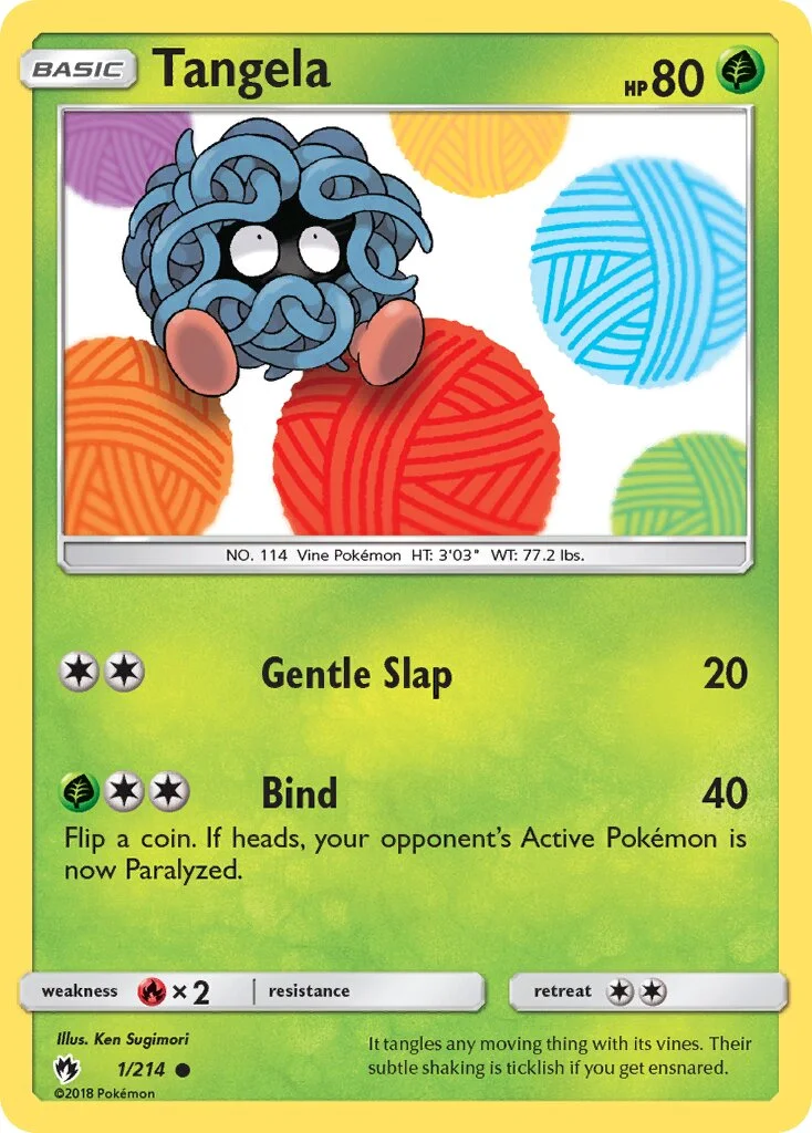 Tangela 「LOT 1/214」「EN」