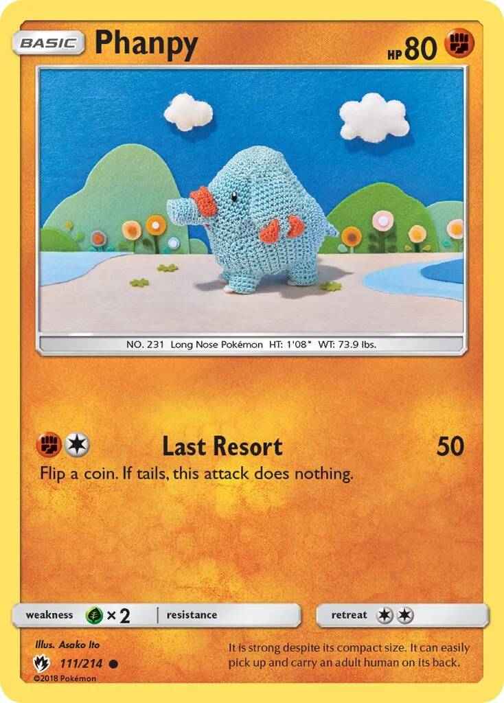 Phanpy 「LOT 111/214」「EN」