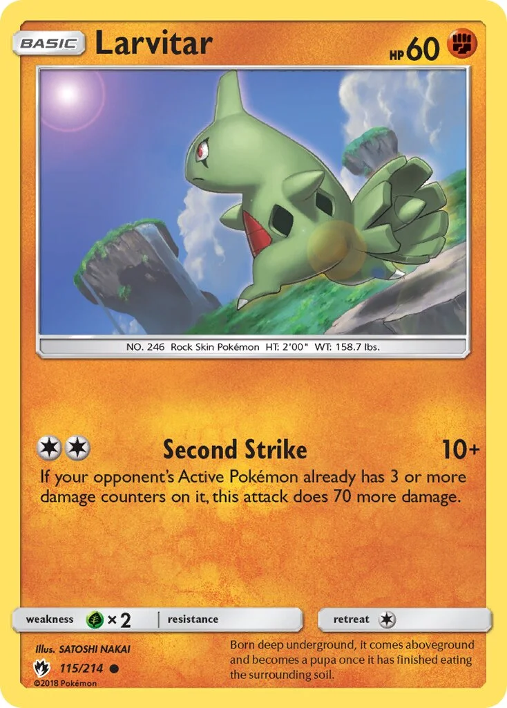 Larvitar 「LOT 115/214」「EN」