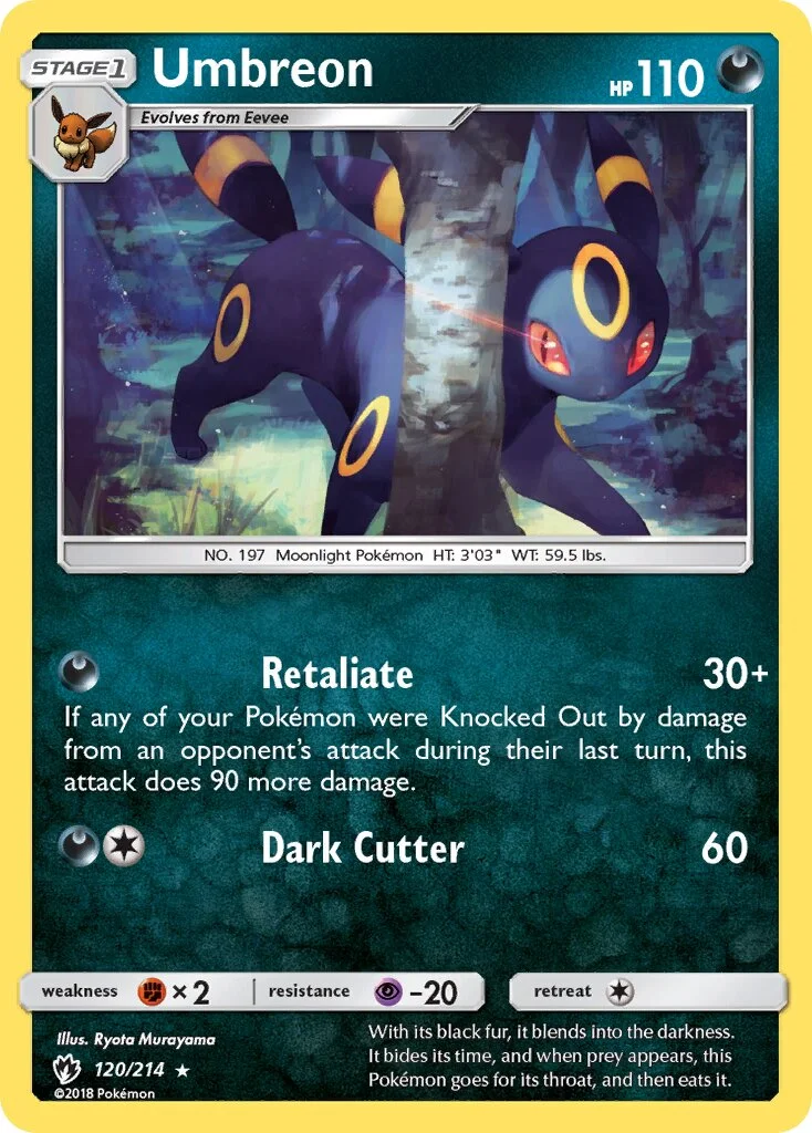 Umbreon 「LOT 120/214」「EN」