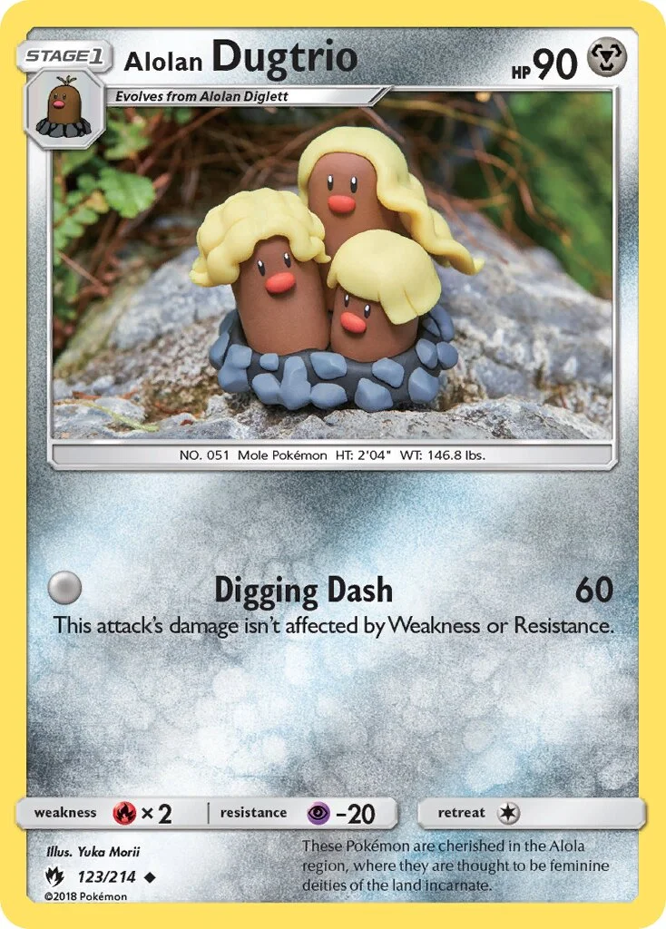 Alolan Dugtrio 「LOT 123/214」「EN」