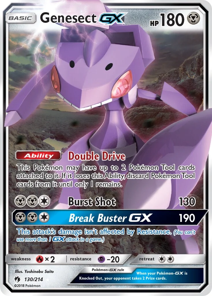 Genesect-GX 「LOT 130/214」「EN」