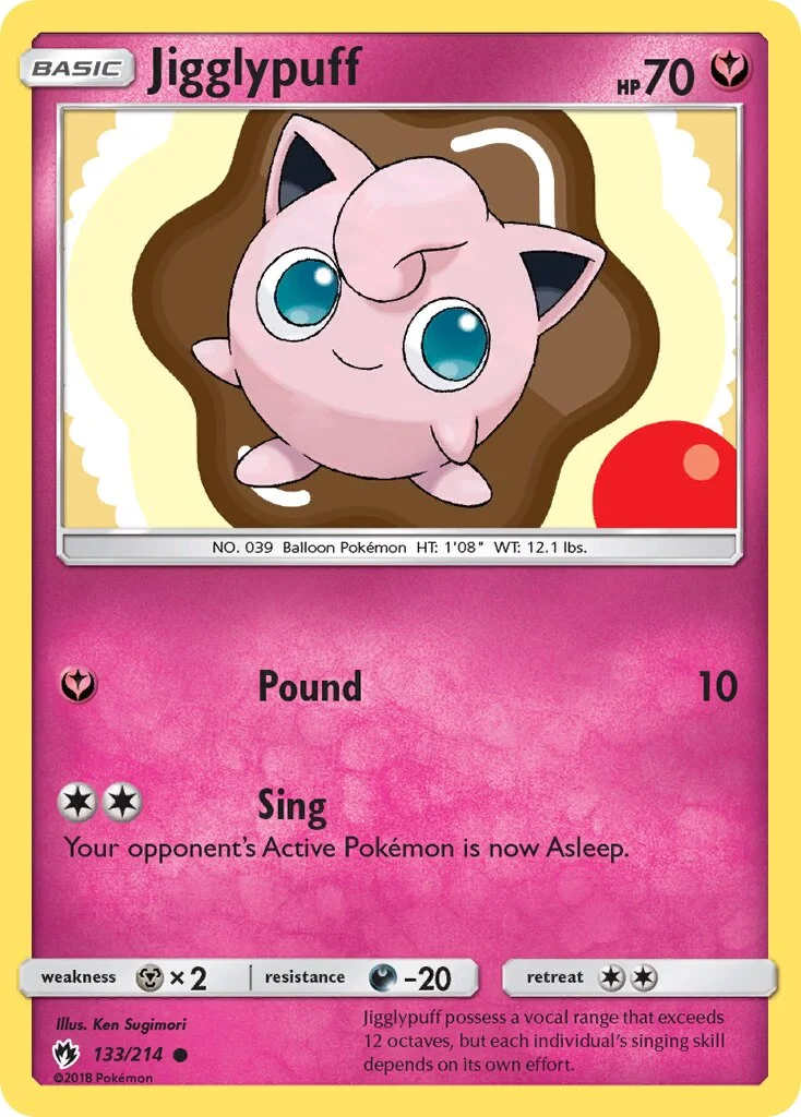 Jigglypuff 「LOT 133/214」「EN」