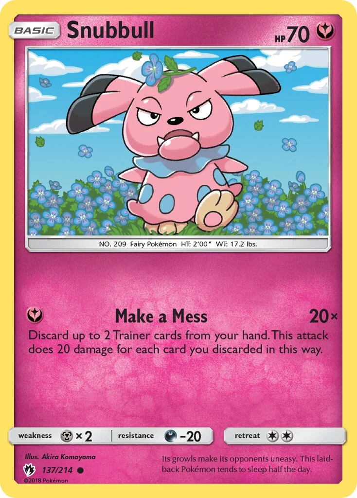 Snubbull 「LOT 137/214」「EN」