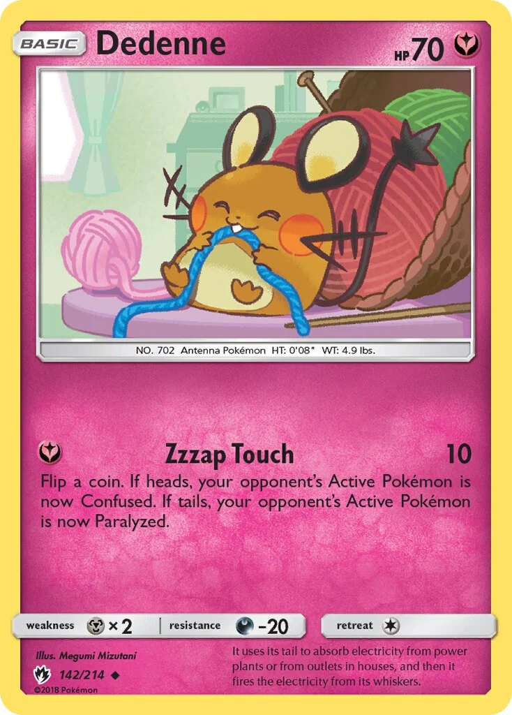 Dedenne 「LOT 142/214」「EN」