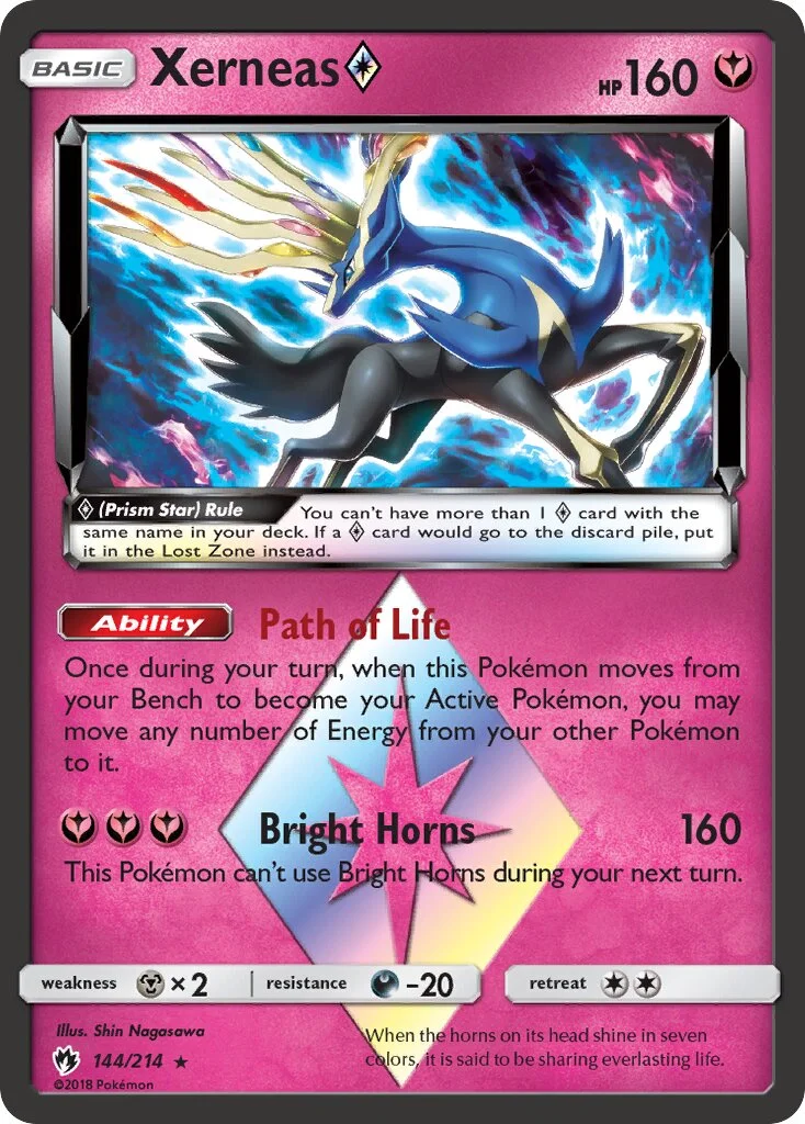 Xerneas ◇ 「LOT 144/214」「EN」