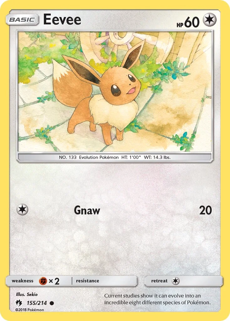 Eevee 「LOT 155/214」「EN」