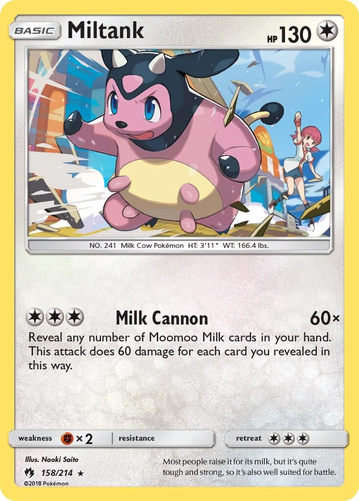 Miltank 「LOT 158/214」「EN」