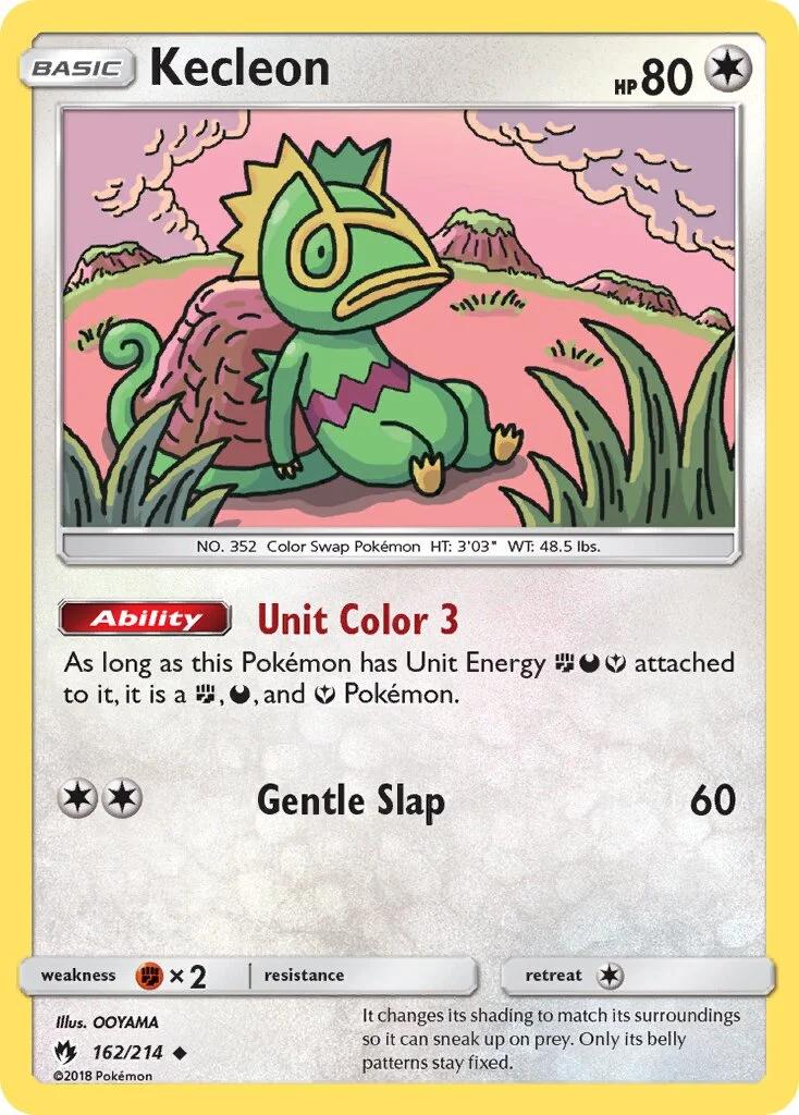 Kecleon 「LOT 162/214」「EN」