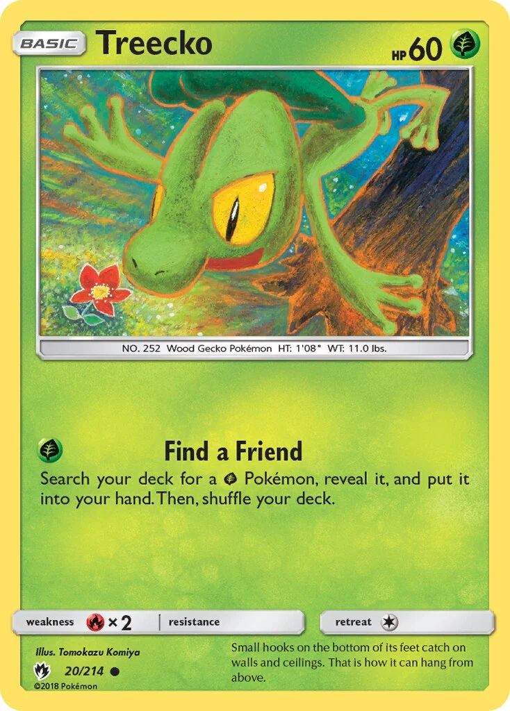 Treecko 「LOT 20/214」「EN」