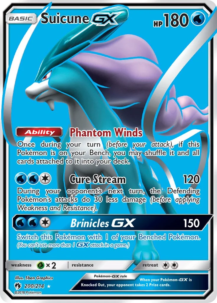 Suicune-GX 「LOT 200/214」「EN」