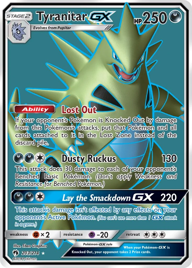 Tyranitar-GX 「LOT 203/214」「EN」