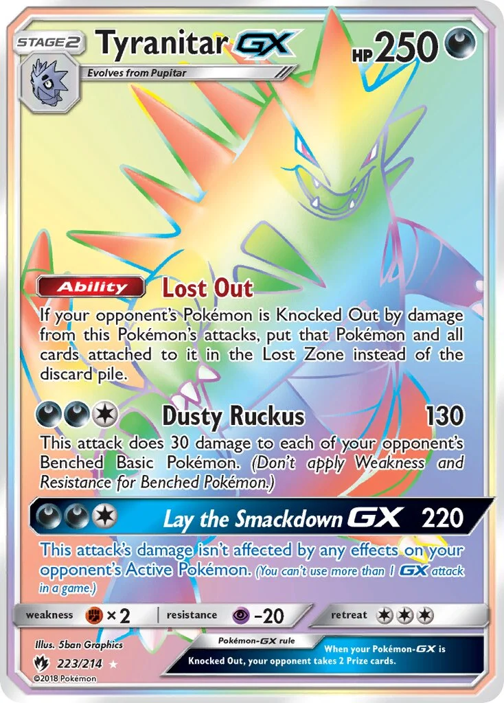 Tyranitar-GX 「LOT 223/214」「EN」
