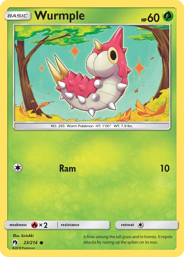 Wurmple 「LOT 23/214」「EN」