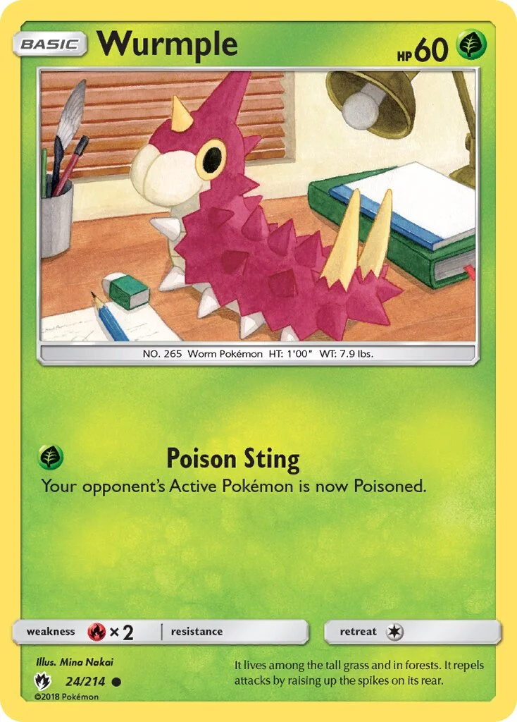 Wurmple 「LOT 24/214」「EN」