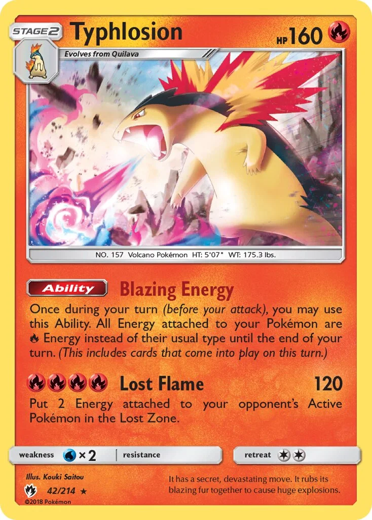 Typhlosion 「LOT 42/214」「EN」