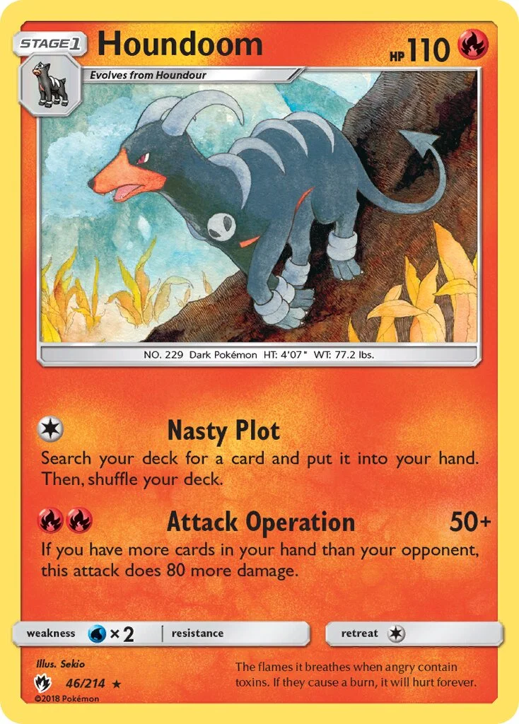 Houndoom 「LOT 46/214」「EN」
