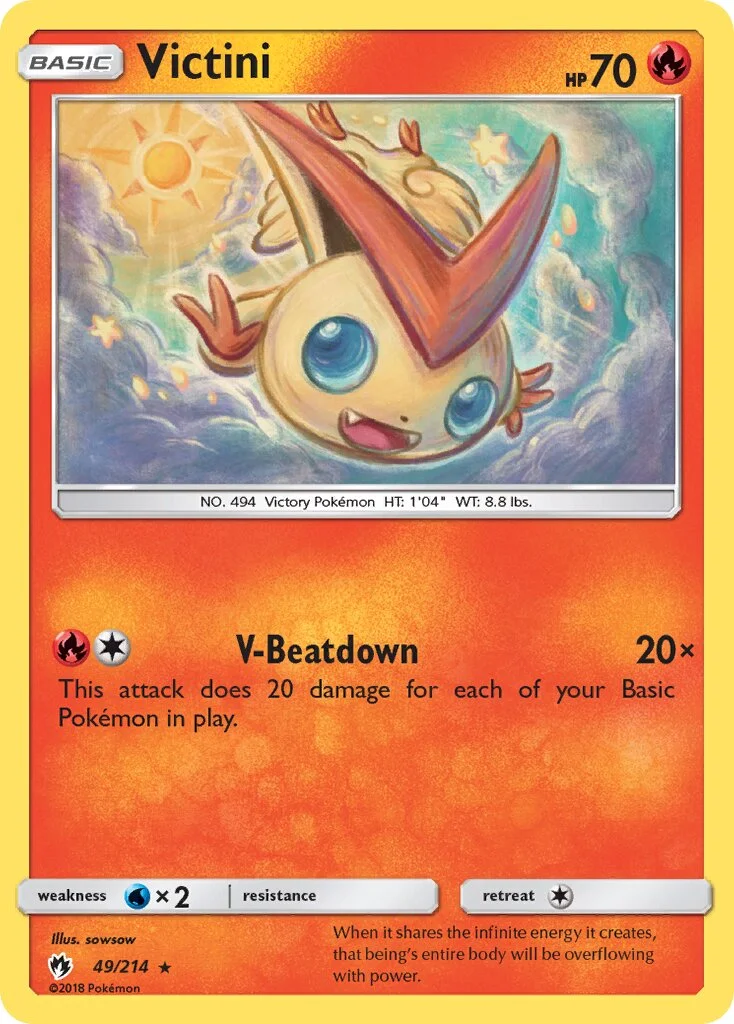 Victini 「LOT 49/214」「EN」