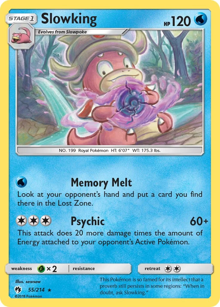 Slowking 「LOT 55/214」「EN」
