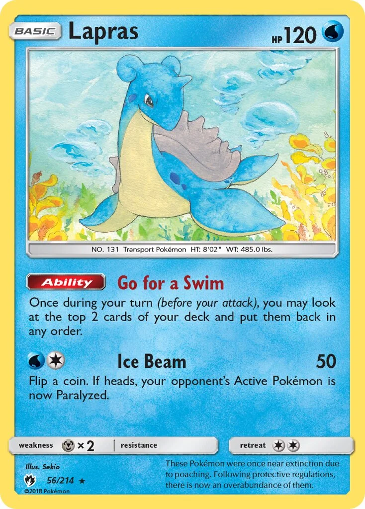Lapras 「LOT 56/214」「EN」