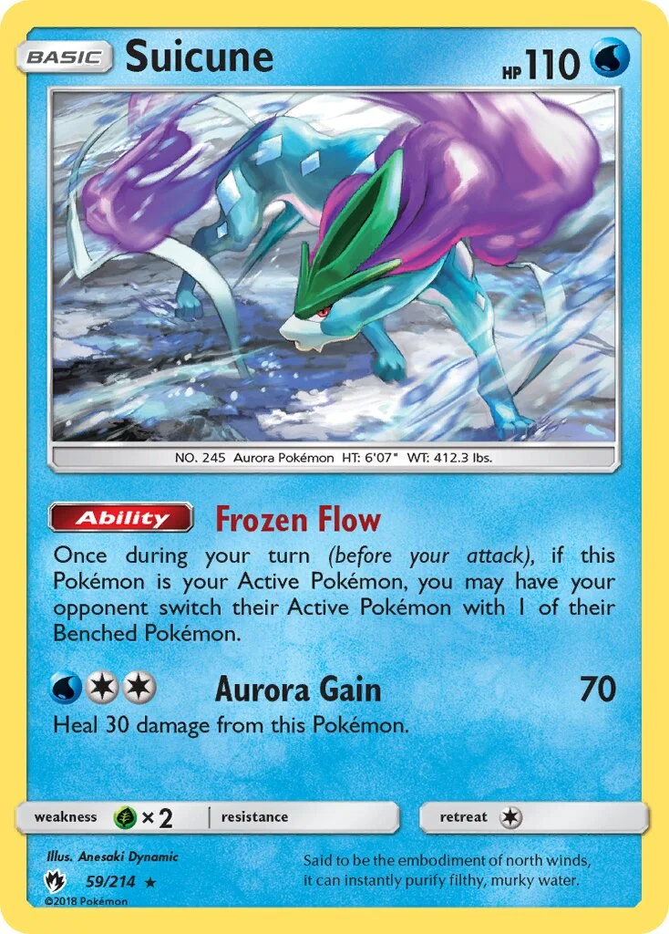Suicune 「LOT 59/214」「EN」