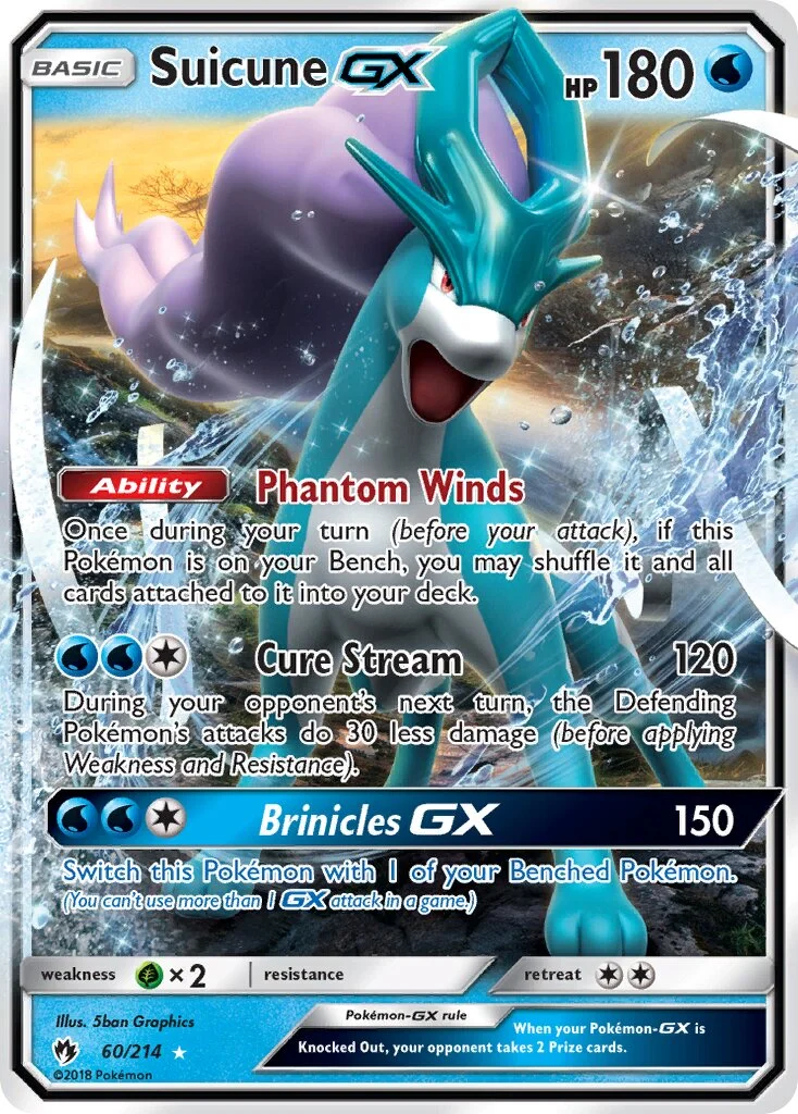 Suicune-GX 「LOT 60/214」「EN」