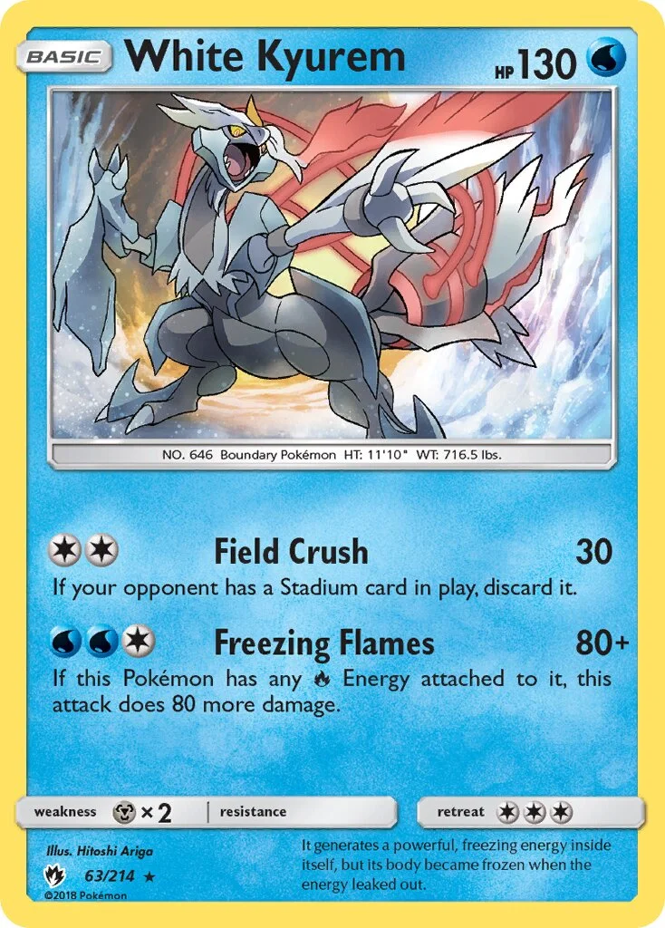 White Kyurem 「LOT 63/214」「EN」