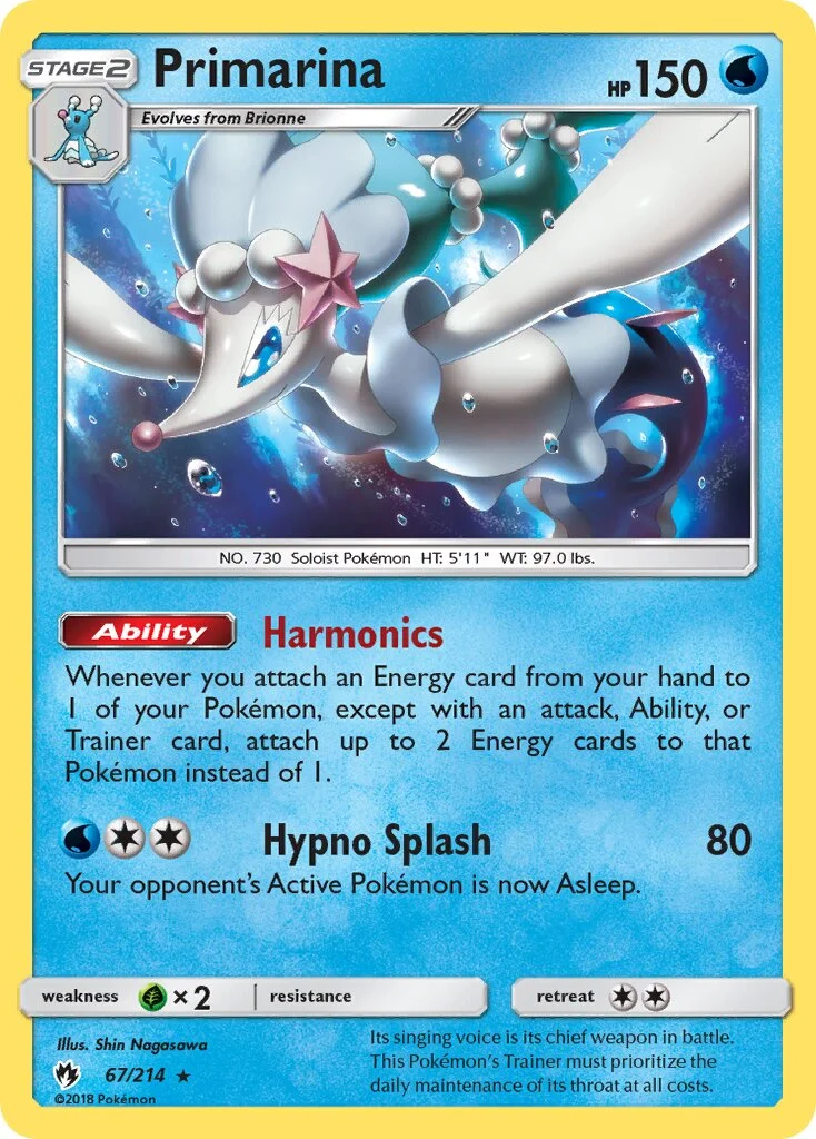 Primarina 「LOT 67/214」「EN」