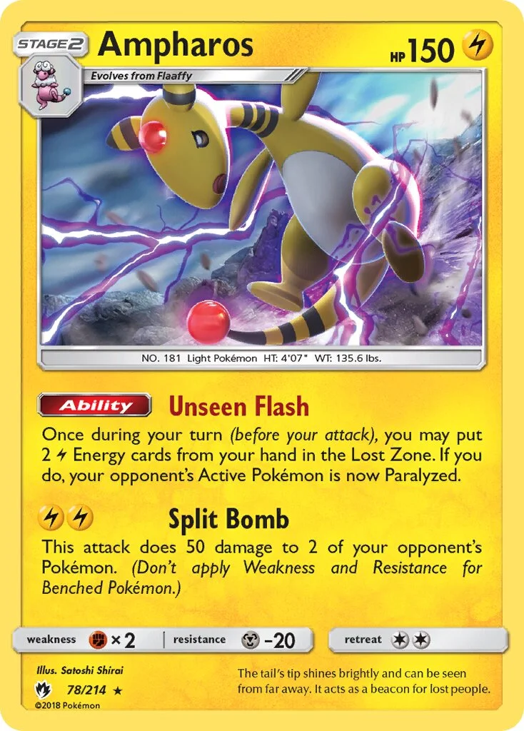 Ampharos 「LOT 78/214」「EN」