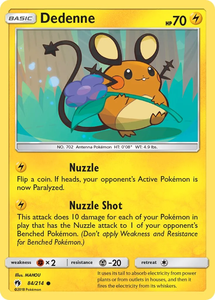 Dedenne 「LOT 84/214」「EN」