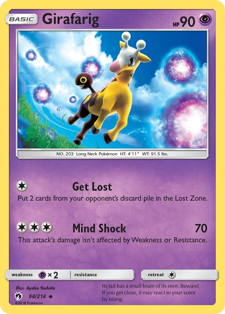 Girafarig 「LOT 94/214」「EN」