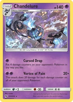 Chandelure #103/214 · Pokémon