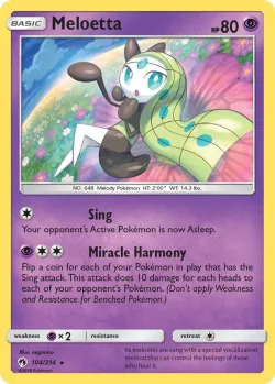 Meloetta #104/214 · Pokémon