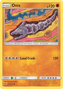 Onix #109/214 · Pokémon