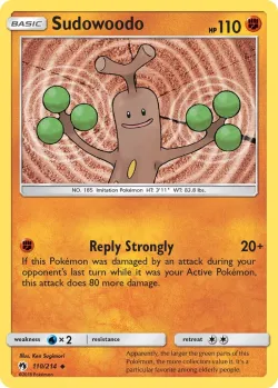 Sudowoodo #110/214 · Pokémon
