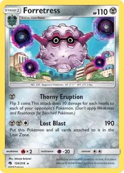 Forretress #124/214 · Pokémon