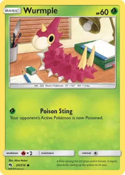 Wurmple #24/214 · Pokémon