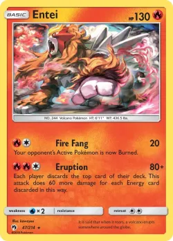 Entei #47/214 · Pokémon