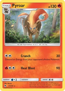 Pyroar #51/214 · Pokémon