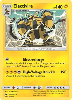 Electivire #72/214 · Pokémon