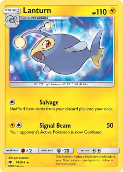Lanturn #74/214 · Pokémon