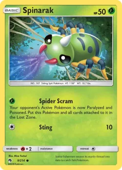 Spinarak #9/214 · Pokémon