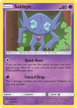 Sableye #96/214 · Pokémon