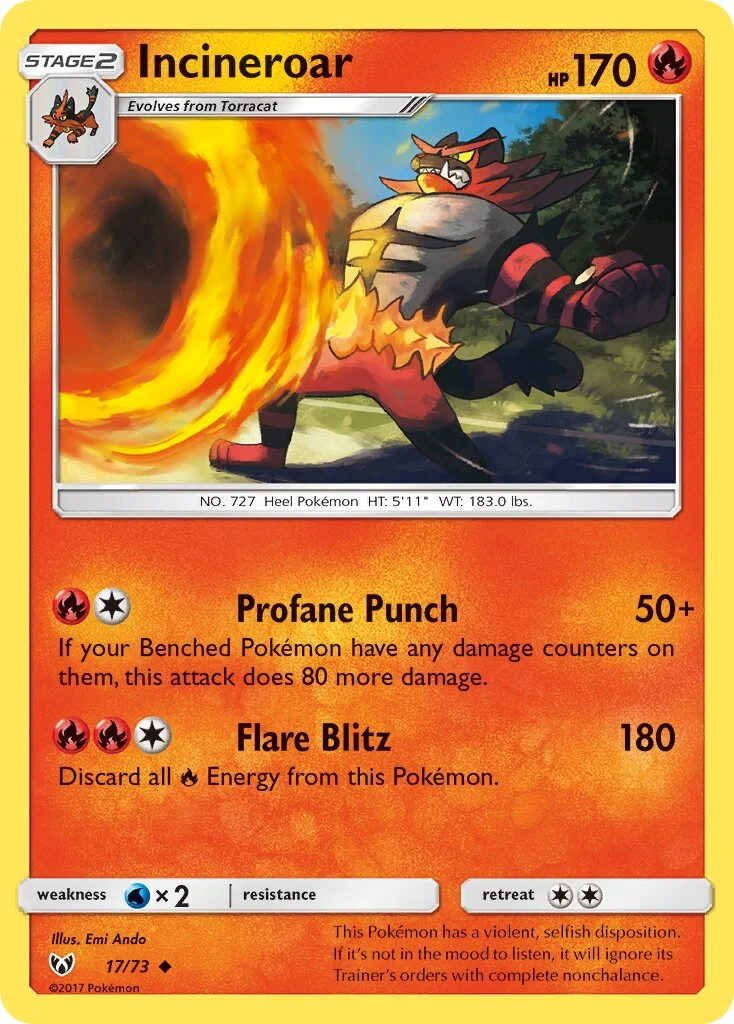 Incineroar 「SLG 17/73」「EN」